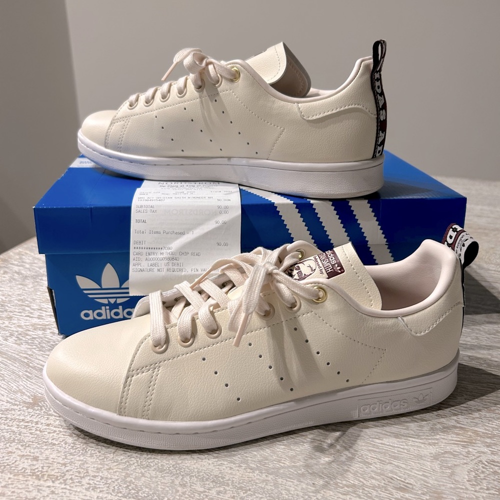 Adidas Stan Smith Women Size 9 Cream Colored low top